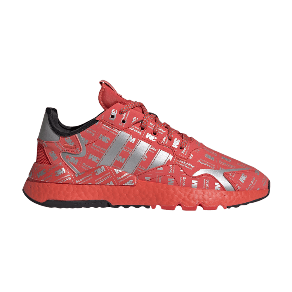 Кроссовки 3M x adidas Nite Jogger '3M Logo Print - Hi Res Red'