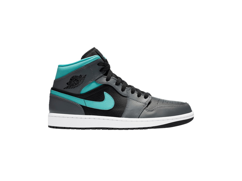 Кроссовки Air Jordan 1 Mid 'Grey Aqua'