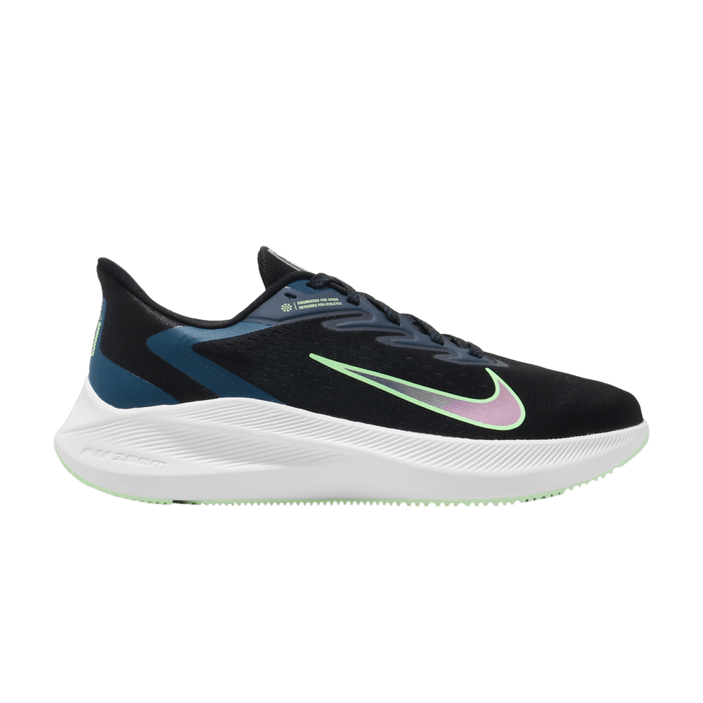 Кроссовки Nike Zoom Winflo 7 'Black Valerian Blue'
