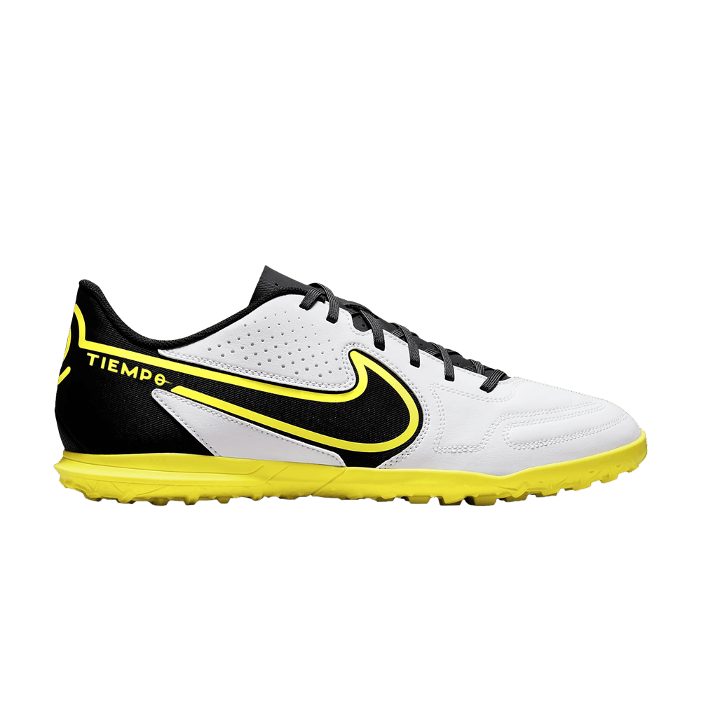 Кроссовки Nike Tiempo Legend 9 Club TF 'White Yellow Strike'