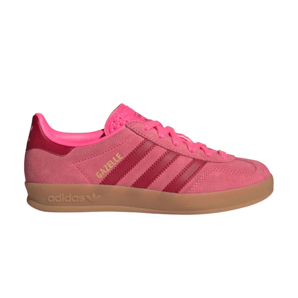 Кроссовки adidas Originals Gazelle Indoor GS 'Lucid Pink Team Victory Red Gold Metallic'