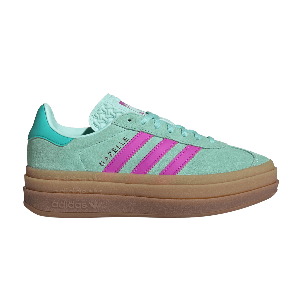 Кроссовки adidas Gazelle Bold J 'Clear Mint Flash Pink'