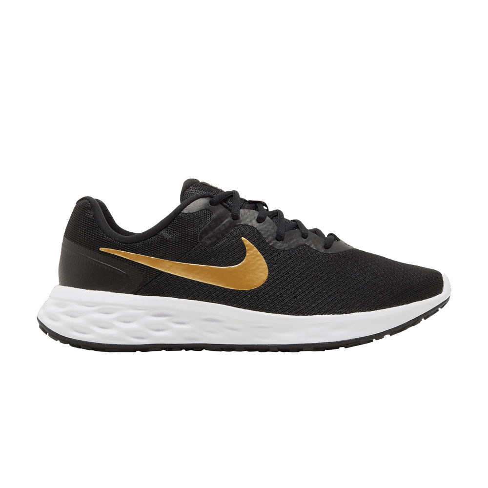 Кроссовки Nike Revolution 6 'Black Metallic Gold'