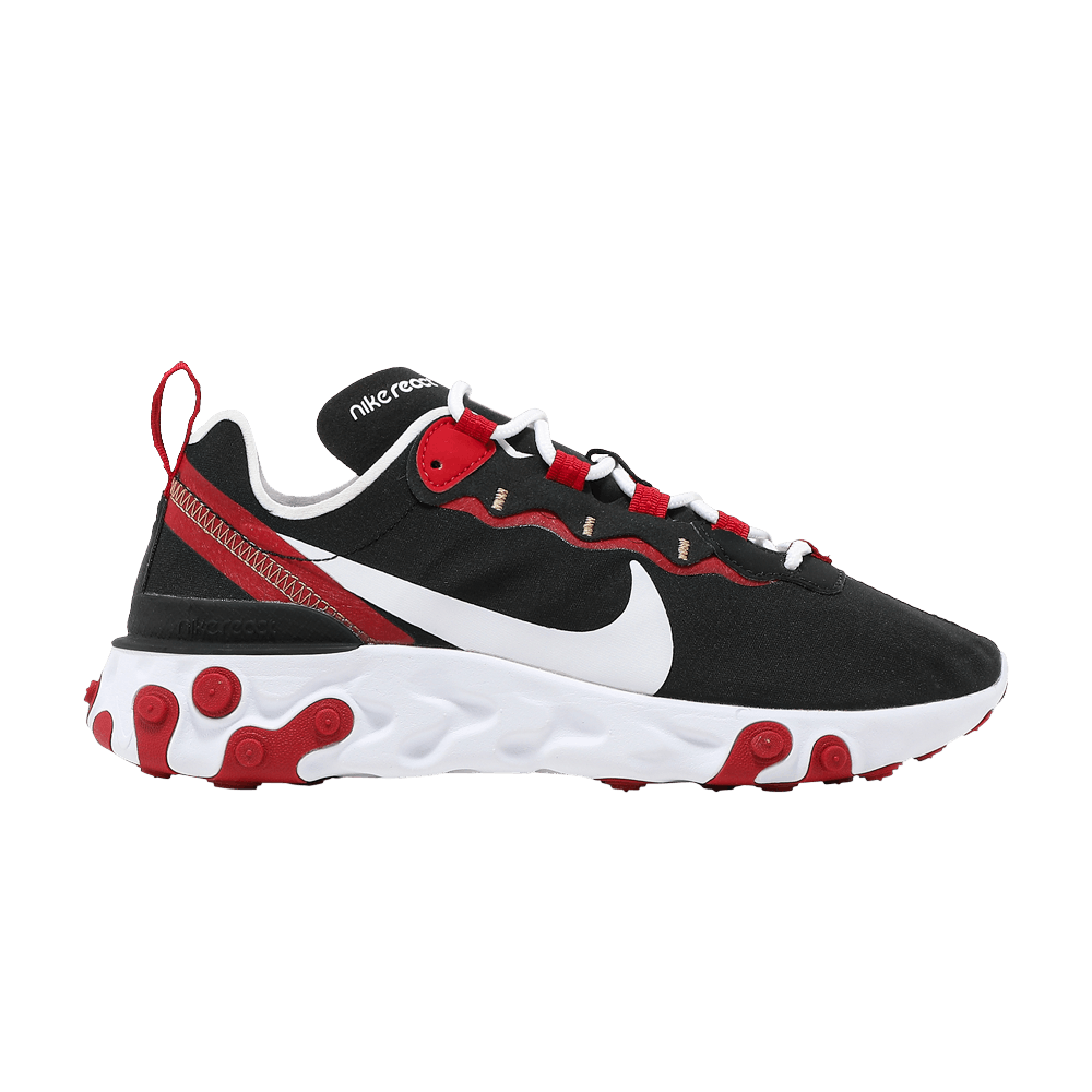 Кроссовки Nike Wmns React Element 55 'Black Gym Red'