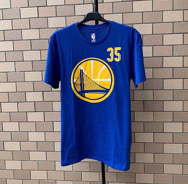 Футболка 2020 NBA Golden State Warriors Durant 35 Blue