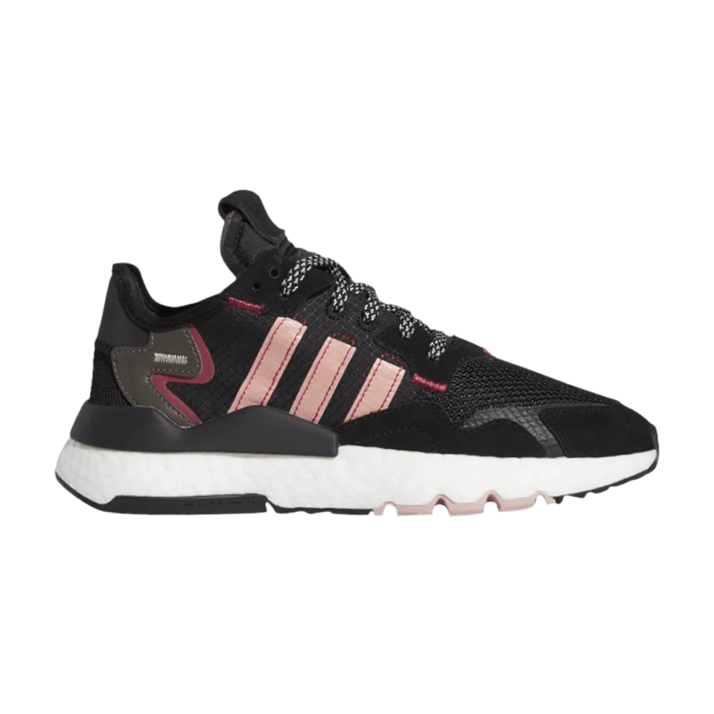 Кроссовки Adidas Wmns Nite Jogger 'Black Energy Pink'