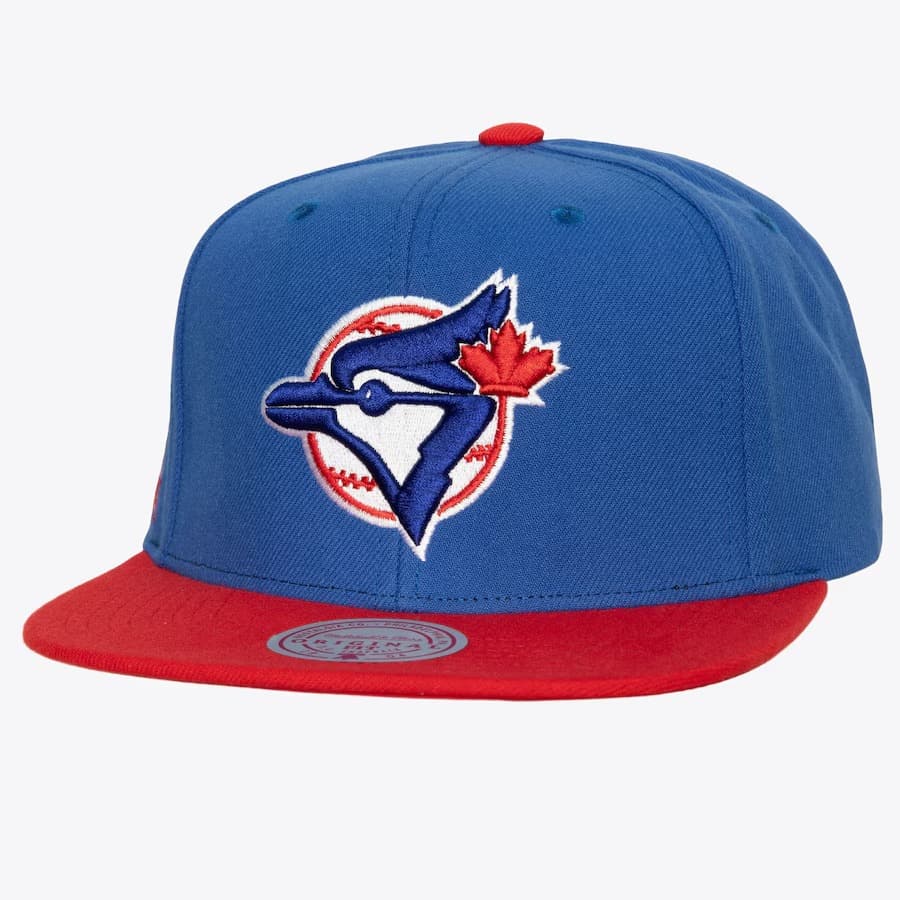 Бейсболка Mitchell & Ness Royal Toronto Blue Jays Cooperstown Collection Hometown Snapback Hat