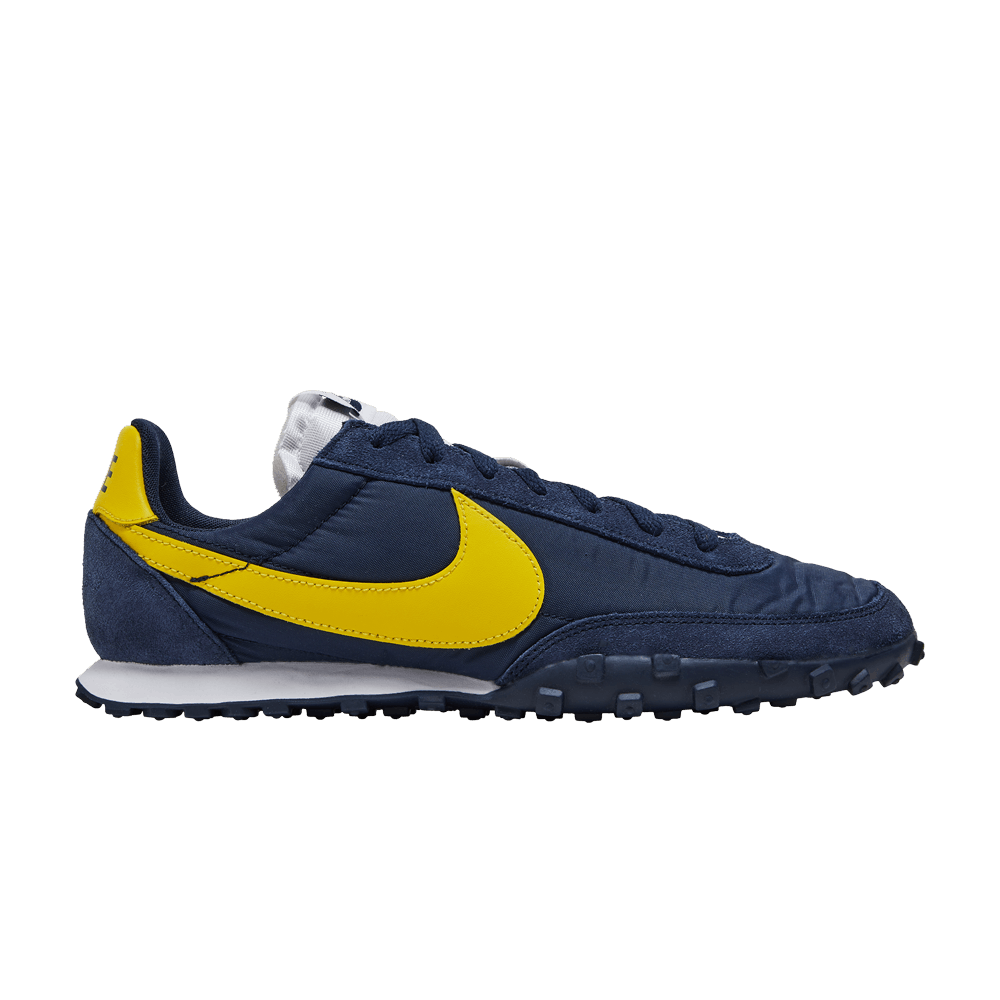 Кроссовки Nike Waffle Racer 'Obsidian Chrome Yellow'