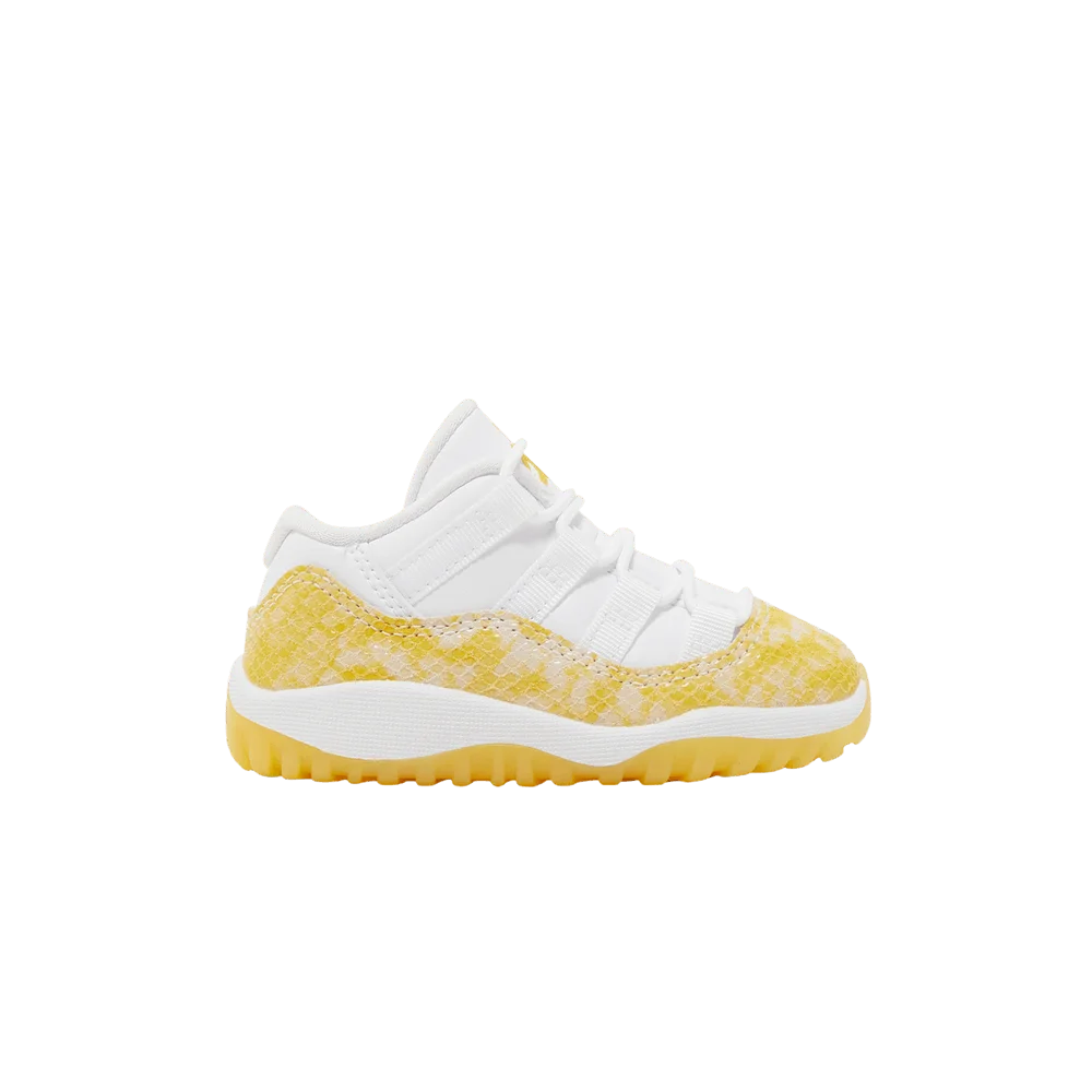 Кроссовки Air Jordan 11 Retro Low TD 'Yellow Snakeskin'