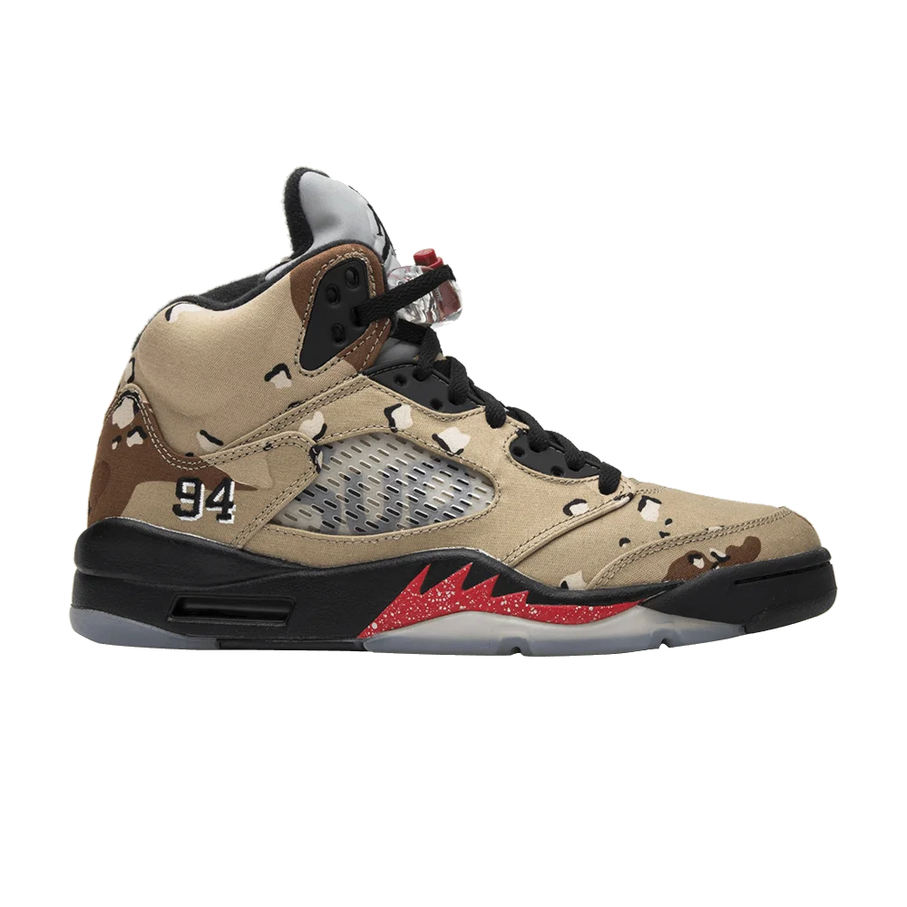 Кроссовки Supreme x Air Jordan 5 Retro 'Desert Camo'