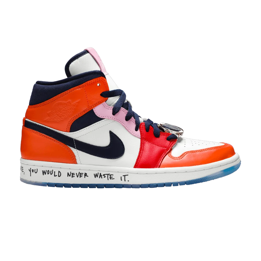 Кроссовки Melody Ehsani x Wmns Air Jordan 1 Mid 'Fearless'