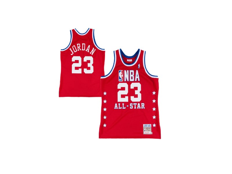 Баскетбольная джерси 1988-89 Jordan #23 All-Star Red