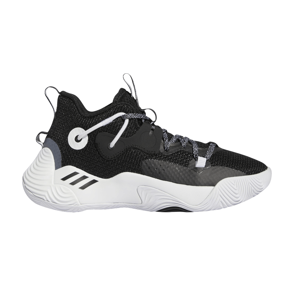 Кроссовки Adidas Harden Stepback 3 J 'Black White'
