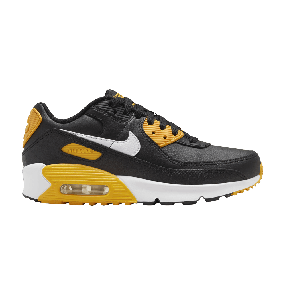 Кроссовки Nike Air Max 90 Leather GS 'Black University Gold'