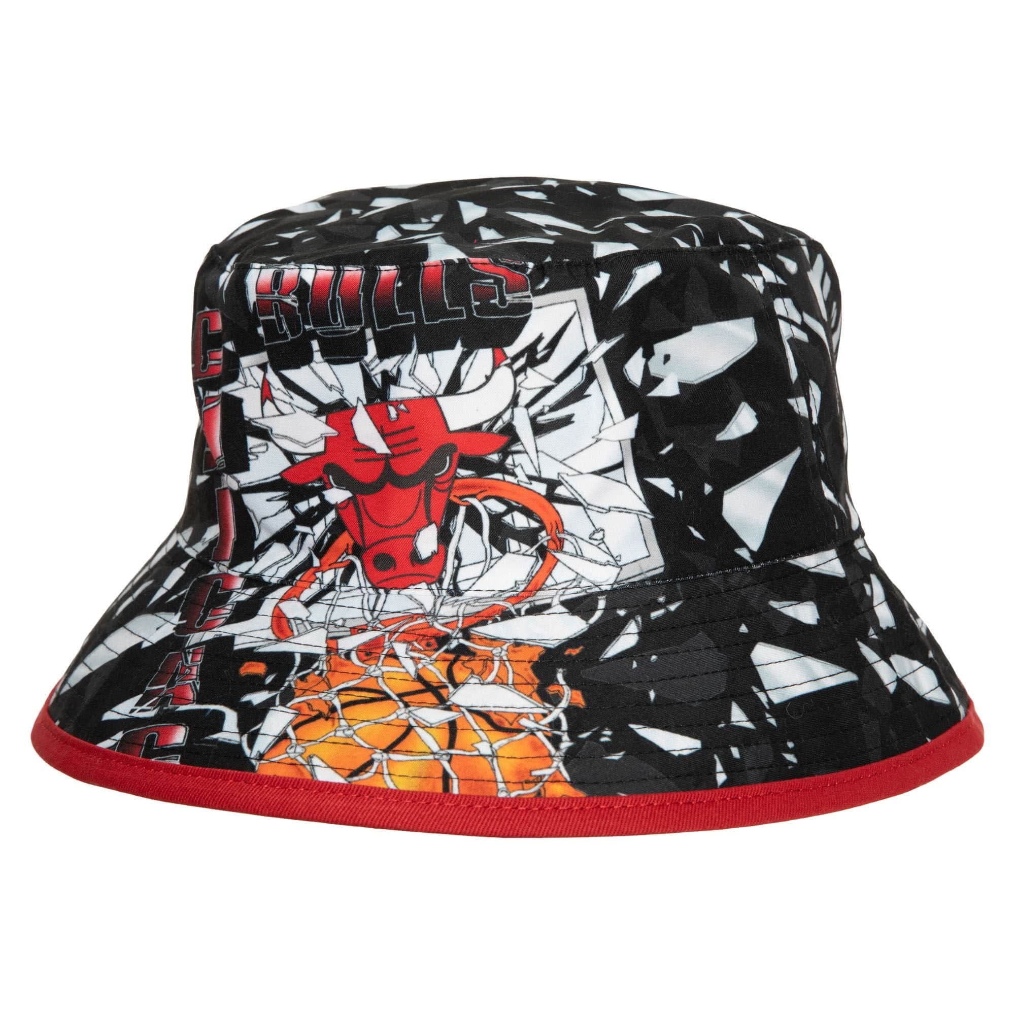 Панама Mitchell & Ness Shattered Big Face HWC Chicago Bulls Bucket Hat