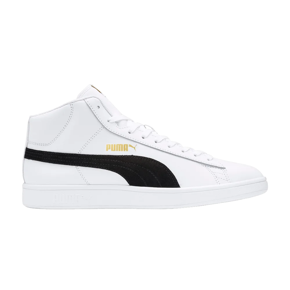 Кроссовки Puma Smash v2 Mid 'White Black'