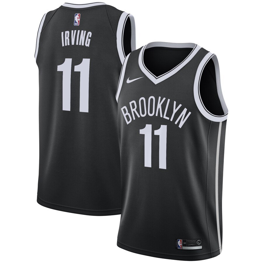Баскетбольная джерси 2019-20 Kyrie Irving Brooklyn Nets Swingman Black Icon Edition