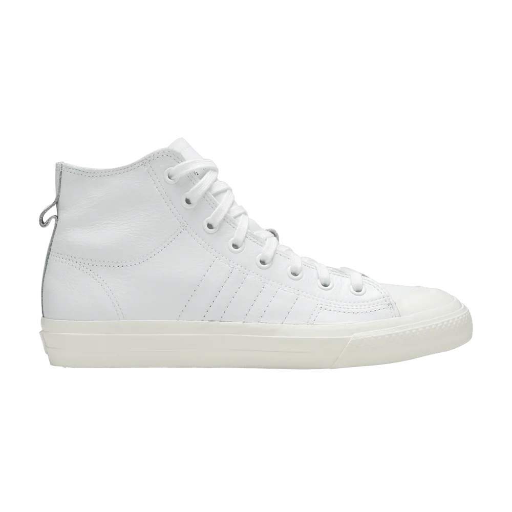 Adidas Nizza RF High Recon Leather 'Triple White'