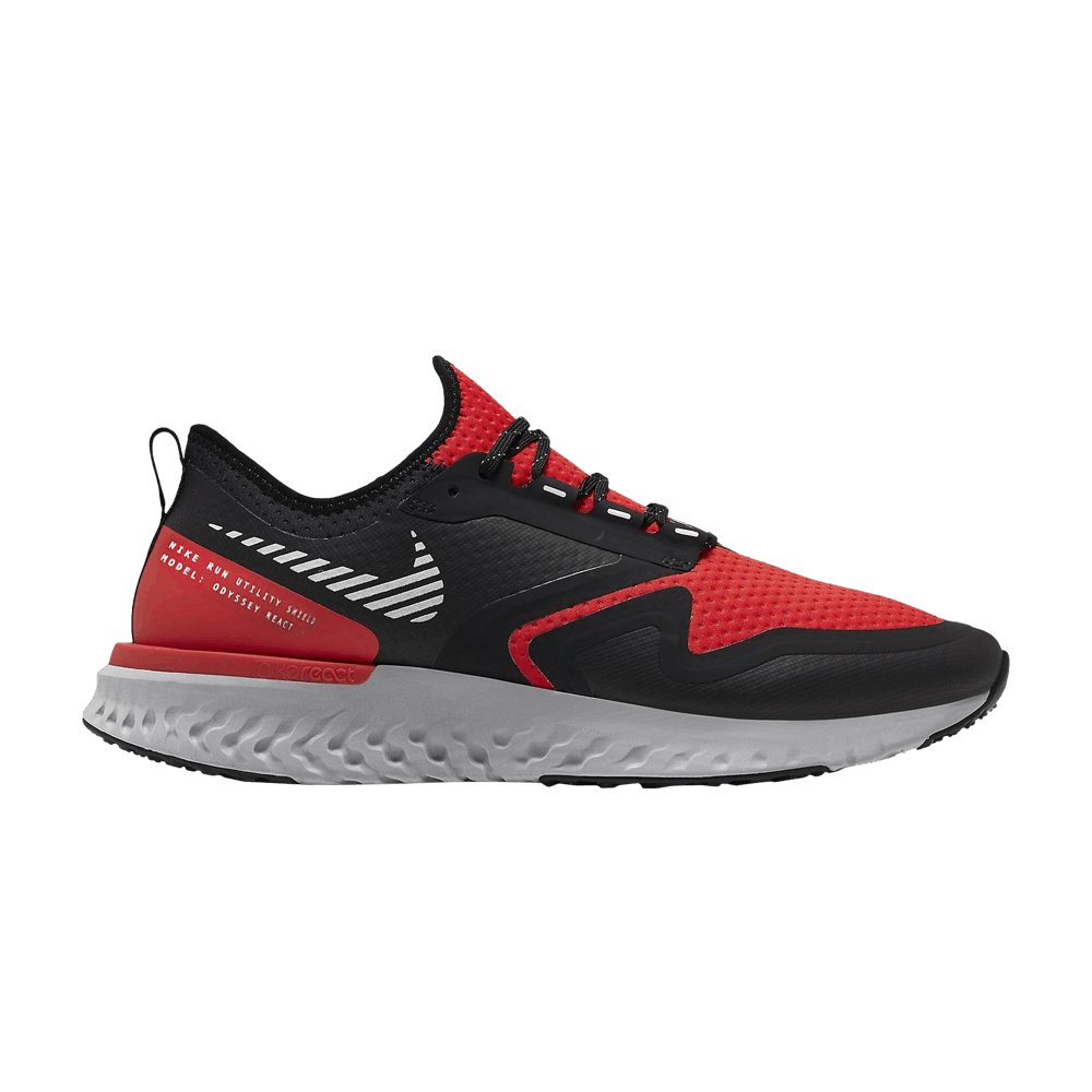 Кроссовки Nike Odyssey React 2 Shield 'Habanero Red Black'