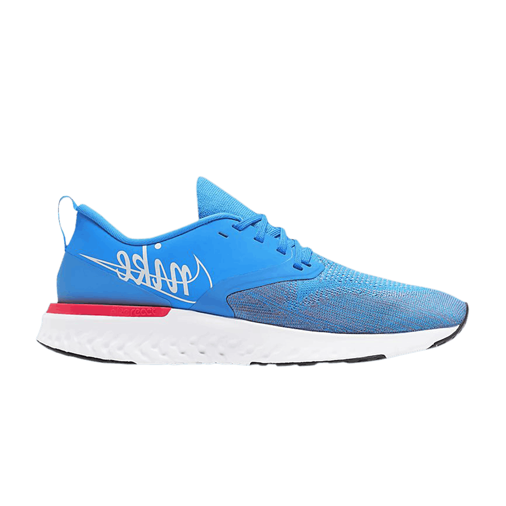 Кроссовки Nike Odyssey React Flyknit 2 'Blue Hero Red'