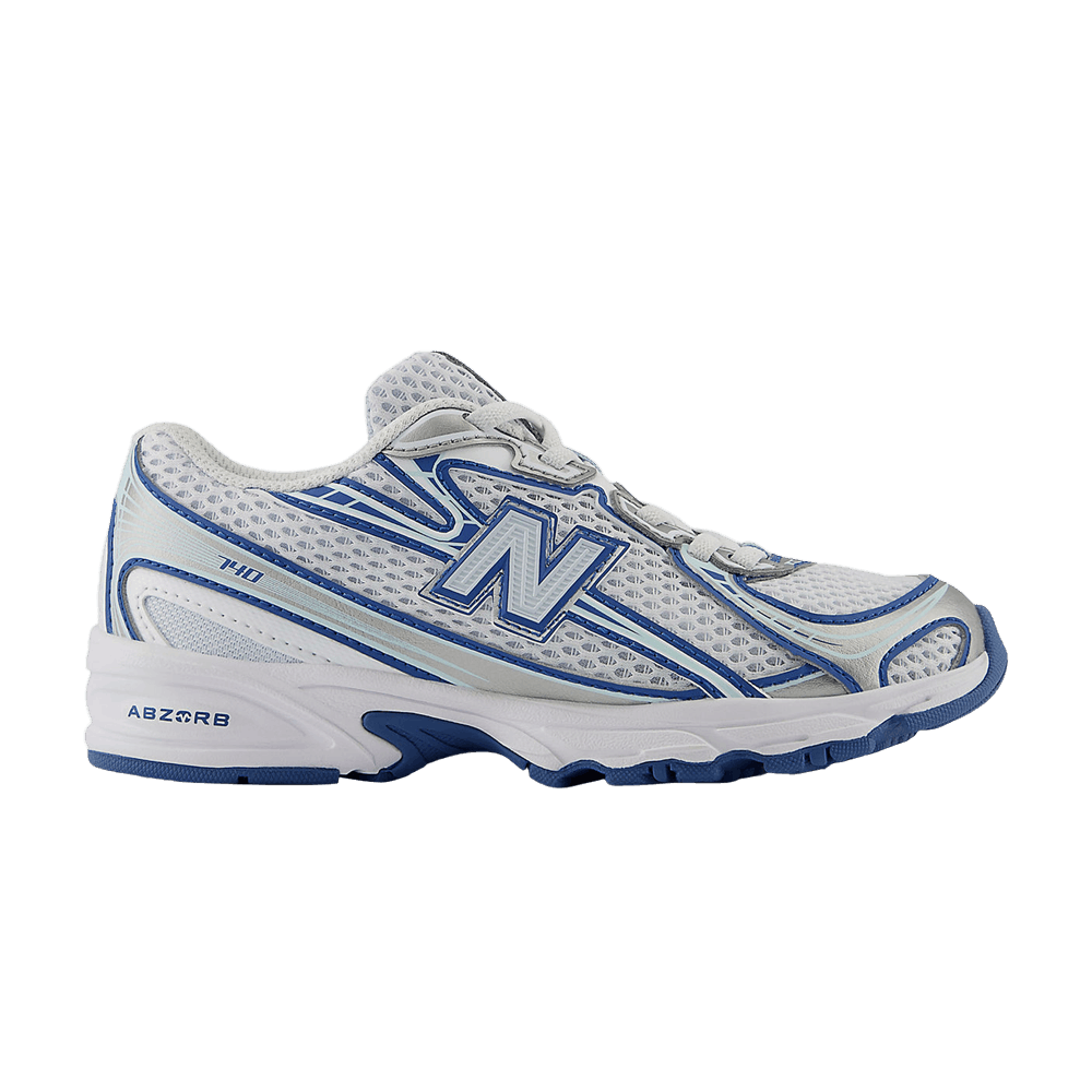 Кроссовки New Balance 740 Bungee Lace Little Kid Wide 'Ice Blue Sea Stone'