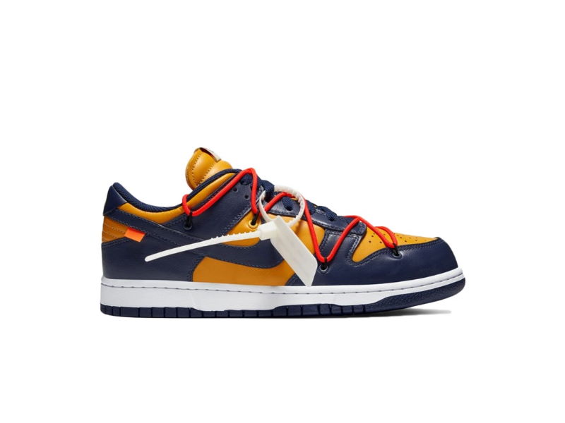 Кроссовки Off-White x Nike Dunk Low 'University Gold'