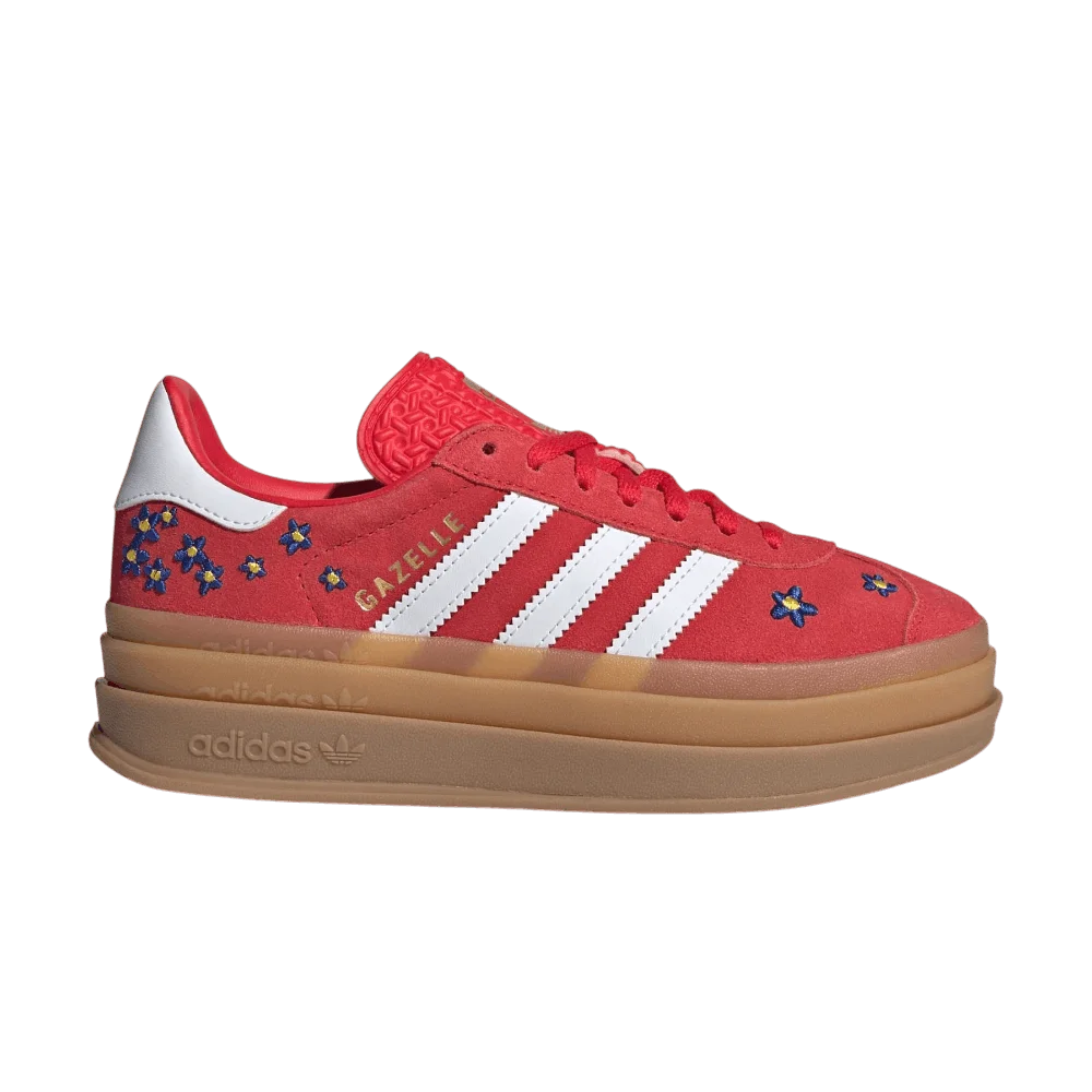 Кроссовки adidas Originals Gazelle Bold GS 'Pure Ruby Cloud White Gum'