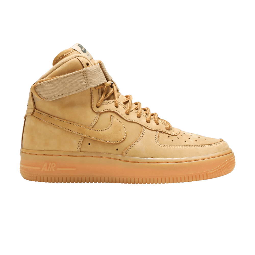 Кроссовки Nike Air Force 1 High LV8 GS 'Flax'