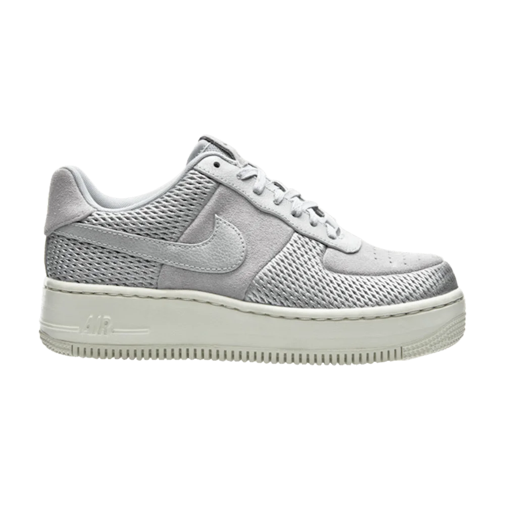 Кроссовки Nike Wmns Air Force 1 Upstep Premium 'Metallic Platinum'