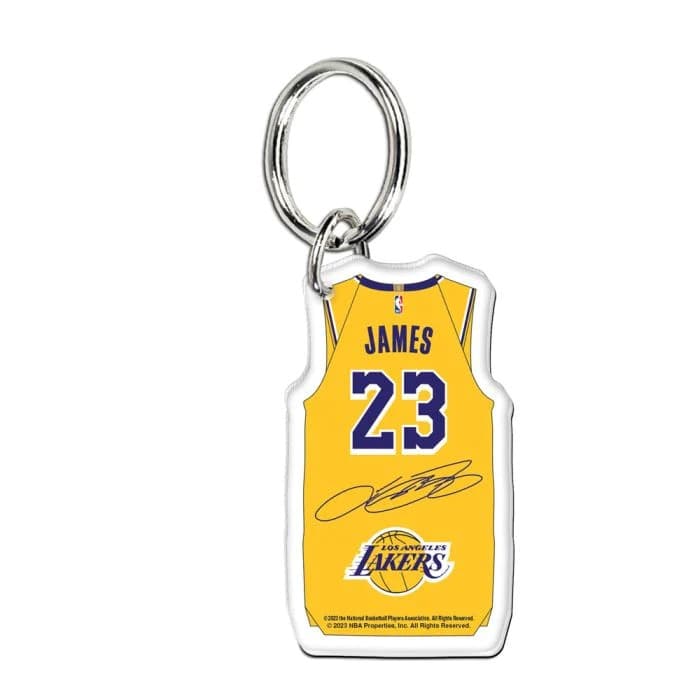 Брелок для ключей Wincraft LeBron James Los Angeles Lakers Premium Acrylic NBA Keyring