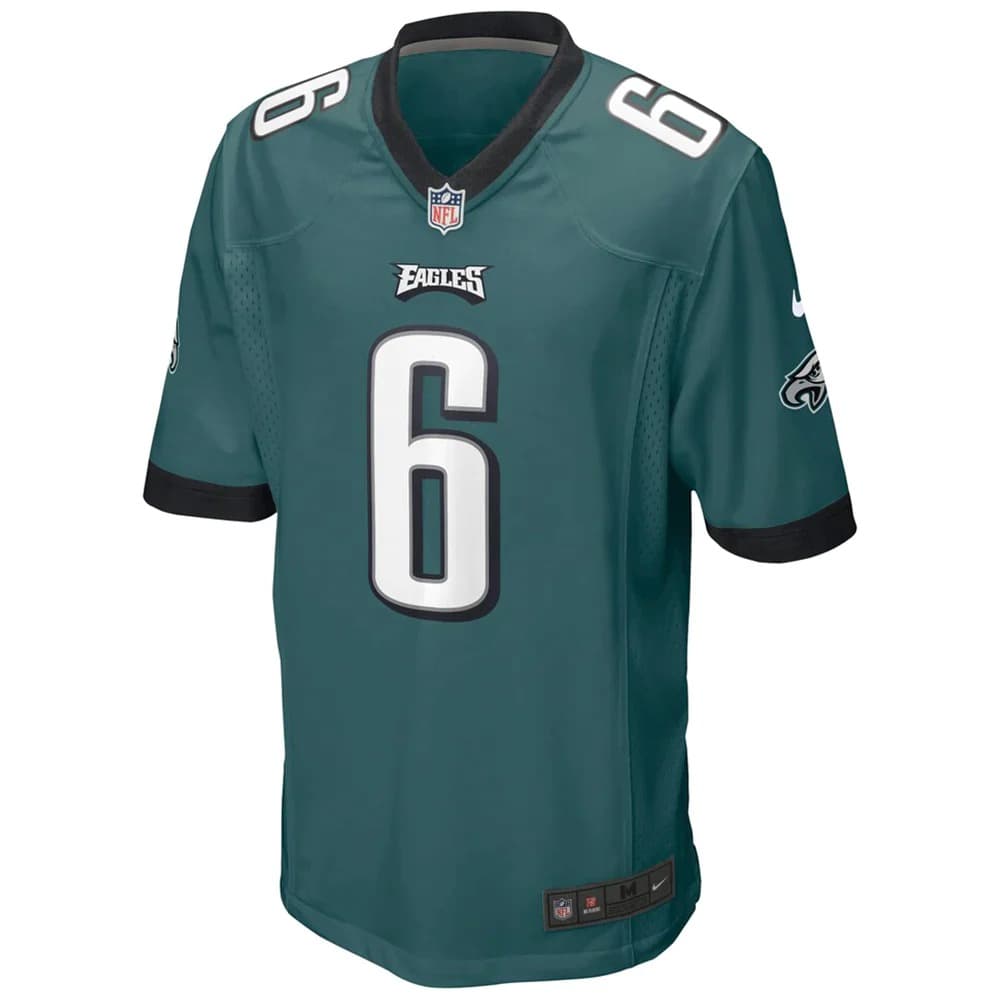 Футболка Nike DeVonta Smith Philadelphia Eagles Home NFL Game Jersey