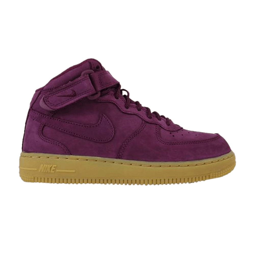 Кроссовки Nike Force 1 Mid WB PS 'Bordeaux'