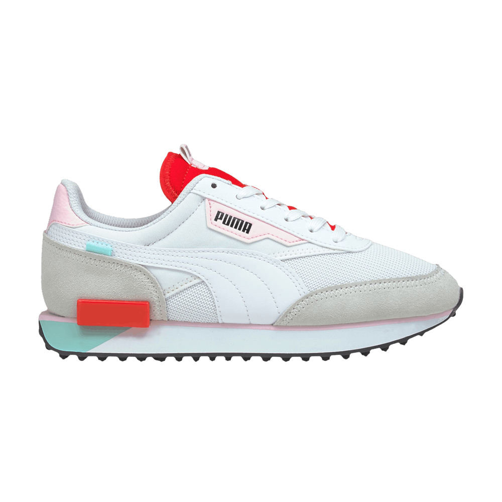 Кроссовки Puma Future Rider 'Neon Play - White Poppy Red'