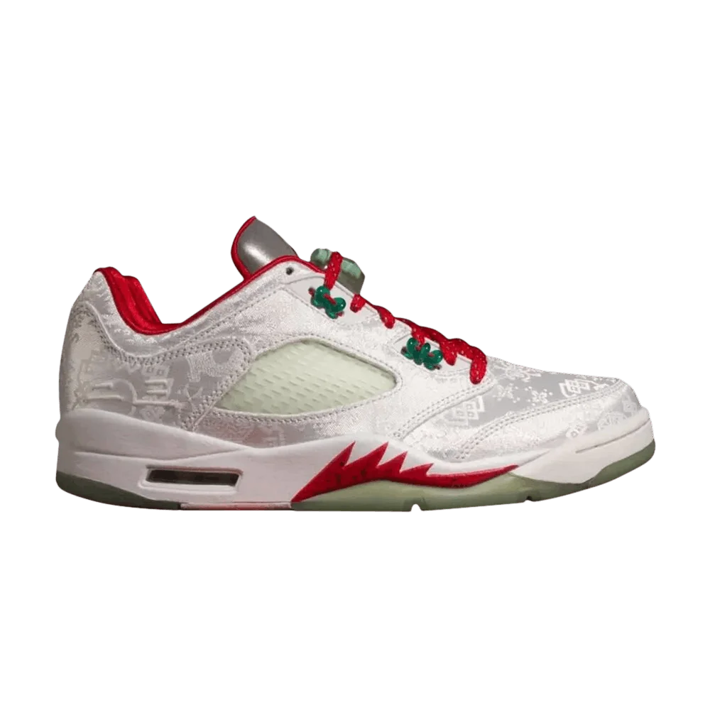 Кроссовки CLOT x Air Jordan 5 Retro Low 'White Silk 20th Anniversary'