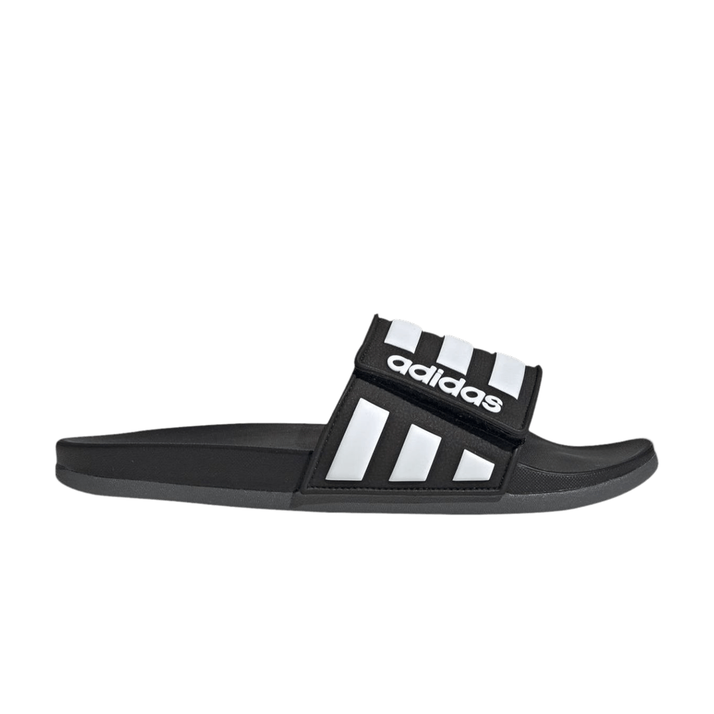 Кроссовки adidas Adilette Comfort ADJ 'Black White'