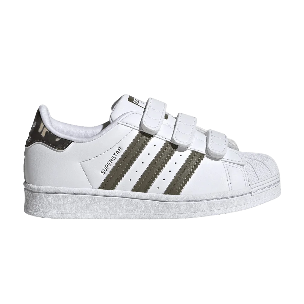 Кроссовки Adidas Superstar Little Kid 'White Camo'