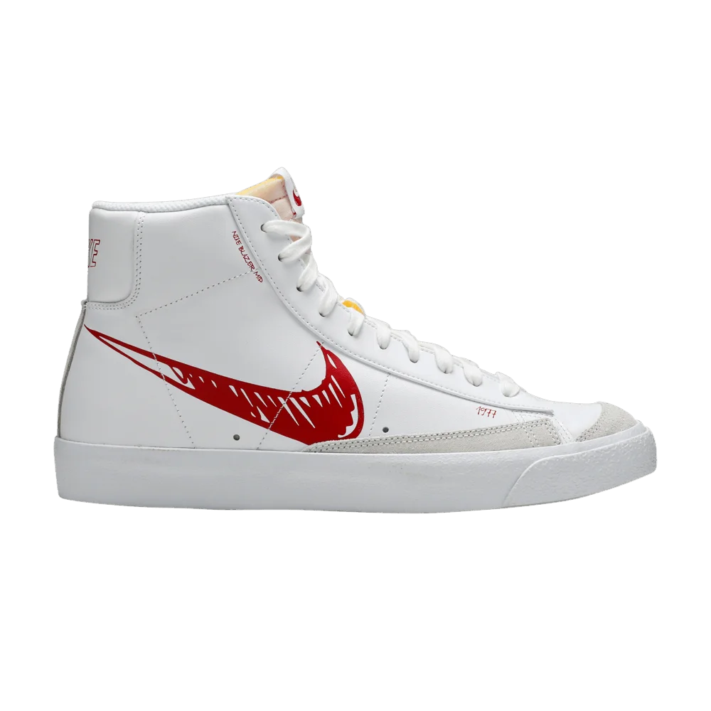 Кроссовки Nike Blazer Mid 77 'Sketch - Red'