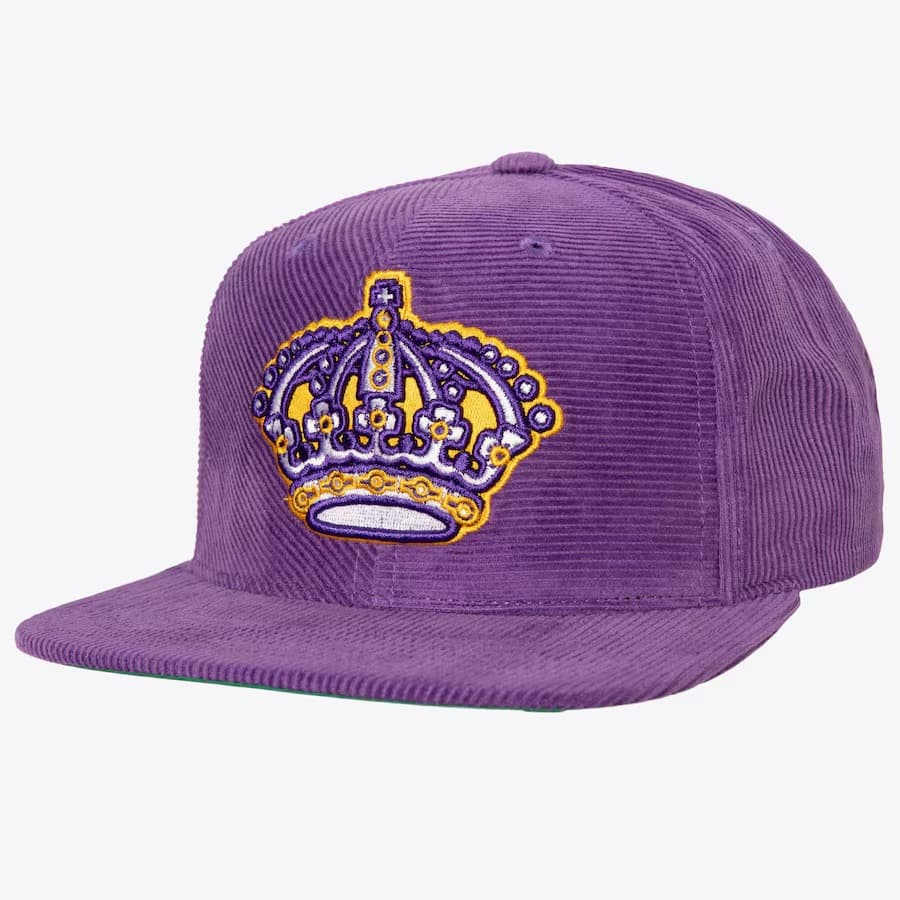 Бейсболка Mitchell & Ness Purple Los Angeles Kings All Directions Vintage Snapback Hat