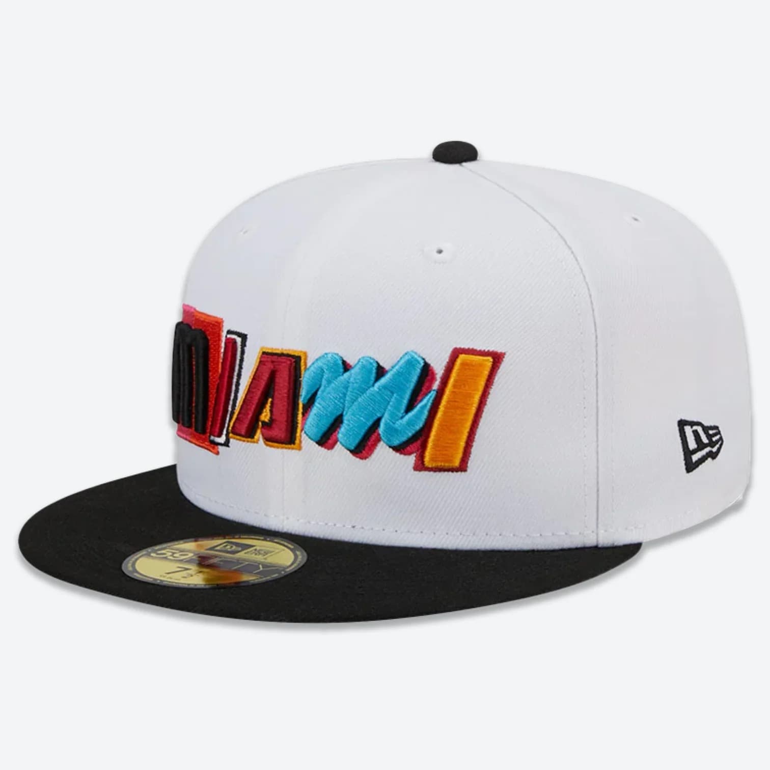 Бейсболка New Era Miami Heat 59FIFTY 2023 City Edition NBA Fitted Hat