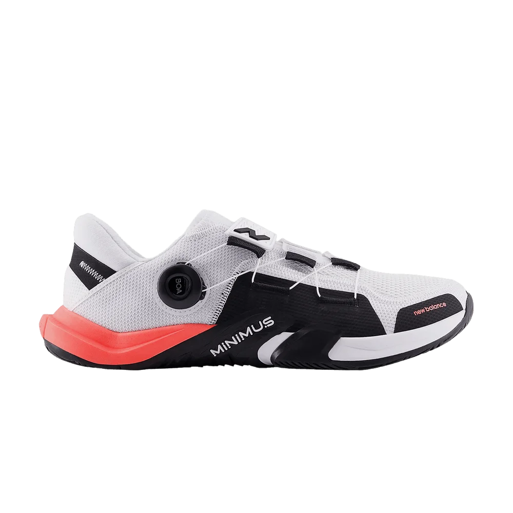 Кроссовки New Balance Minimus TR BOA v2 'White Black Urgent Red'