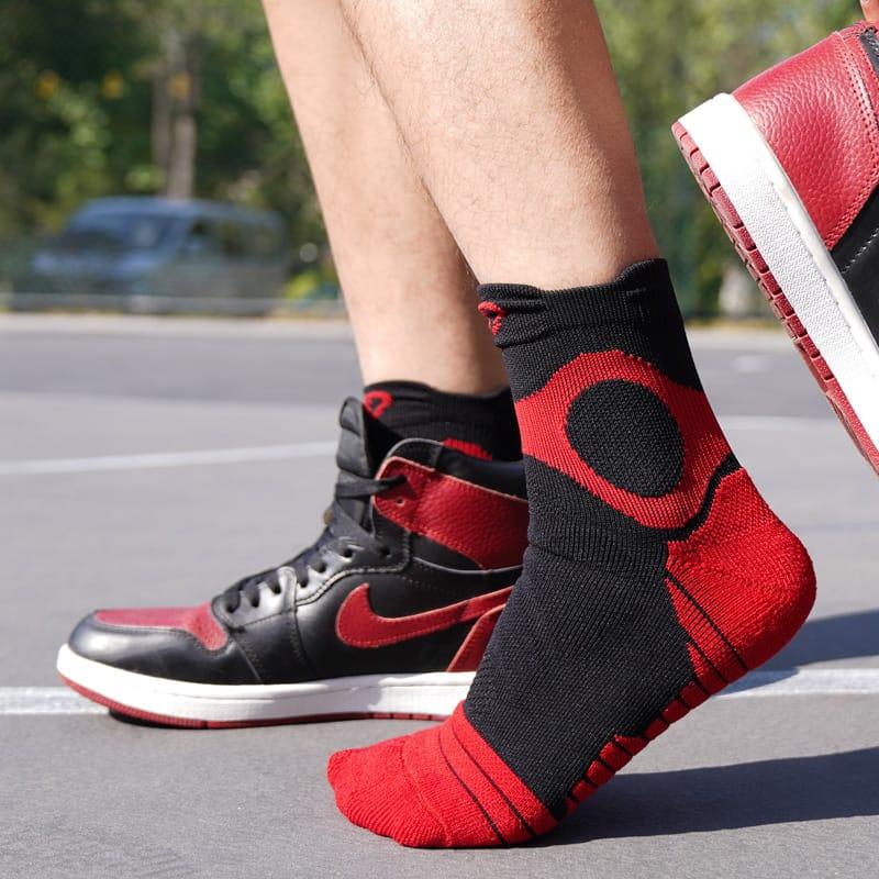 Спортивные носки Ehot Spalding Black-Red Low Cut Socks