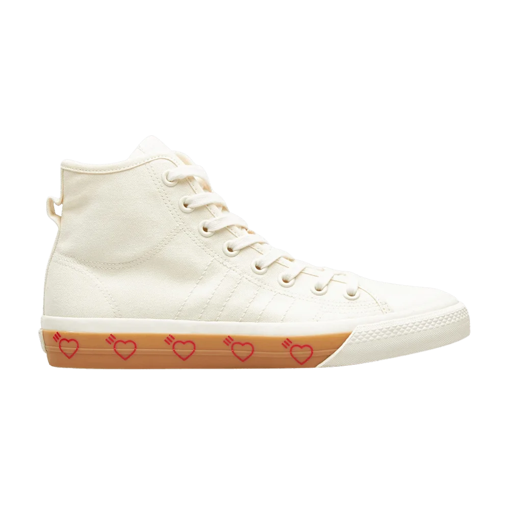 Кроссовки Human Made x adidas Nizza High 'Off White'