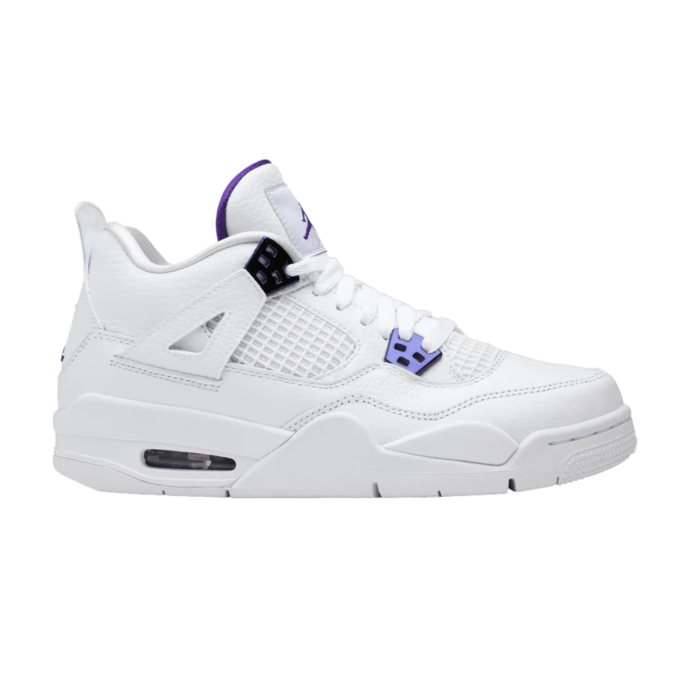 Кроссовки Air Jordan 4 Retro GS 'Purple Metallic'
