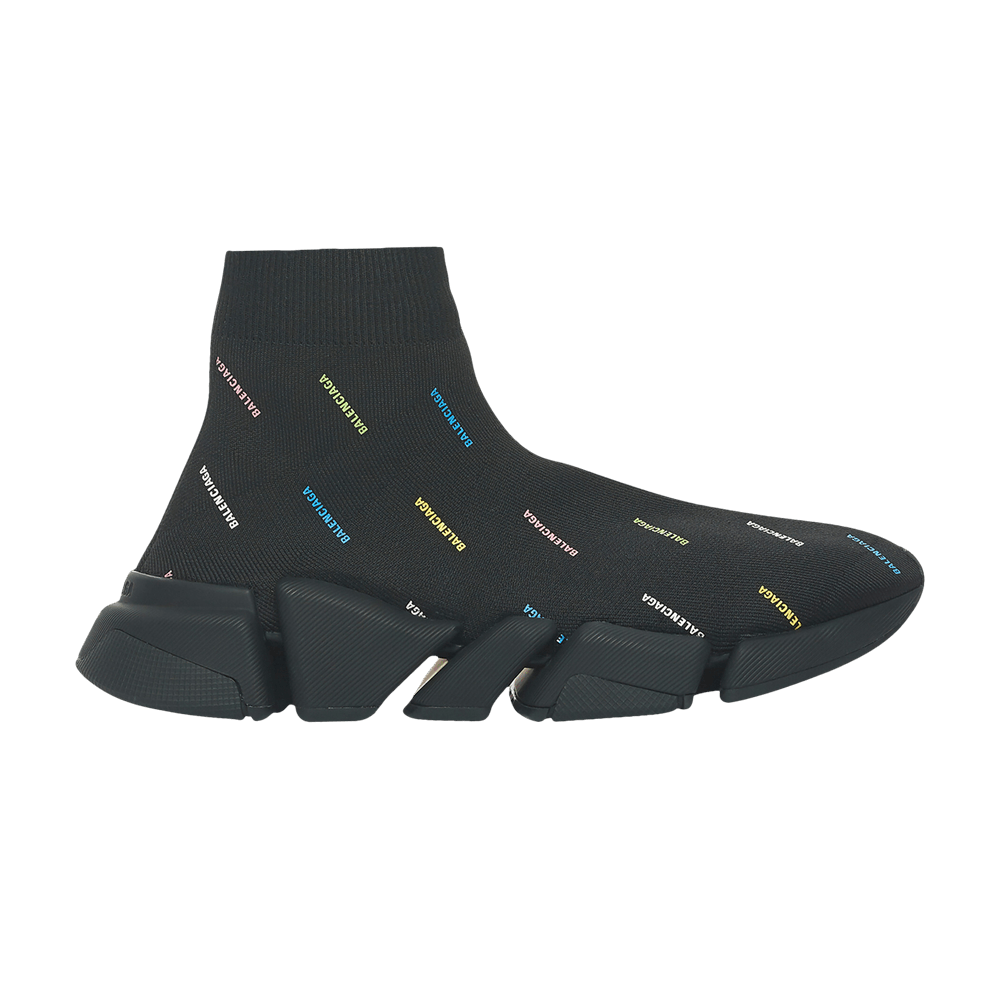 Кроссовки Balenciaga Speed 2.0 Sneaker 'All Over Logo - Black Multi'