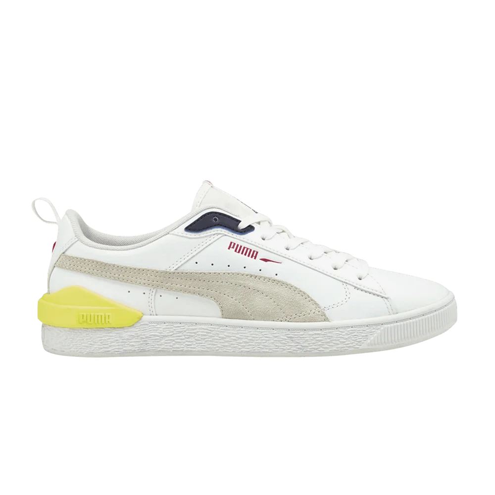 Кроссовки Puma Suede Bloc 'White Yellow Pear'