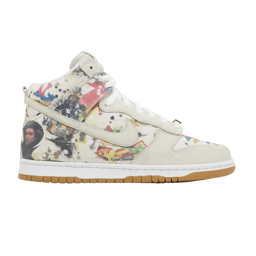Кроссовки Supreme x Nike Dunk High SB 'Rammellzee'