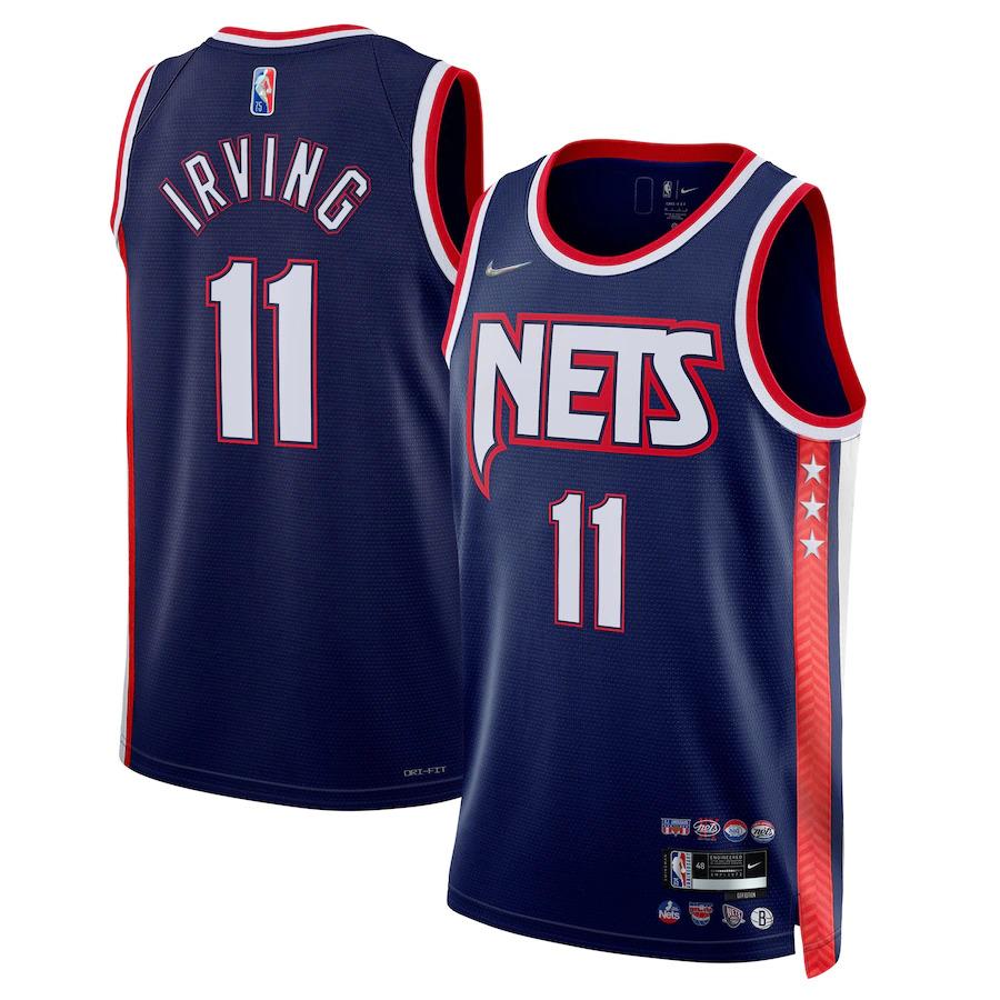 Баскетбольная джерси 2021-22 Brooklyn Nets #11 Kyrie Irving City Edition Swingman Jersey
