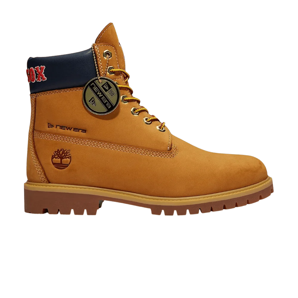 Ботинки MLB x New Era x Timberland 6 Inch Waterproof Boot 'Red Sox'