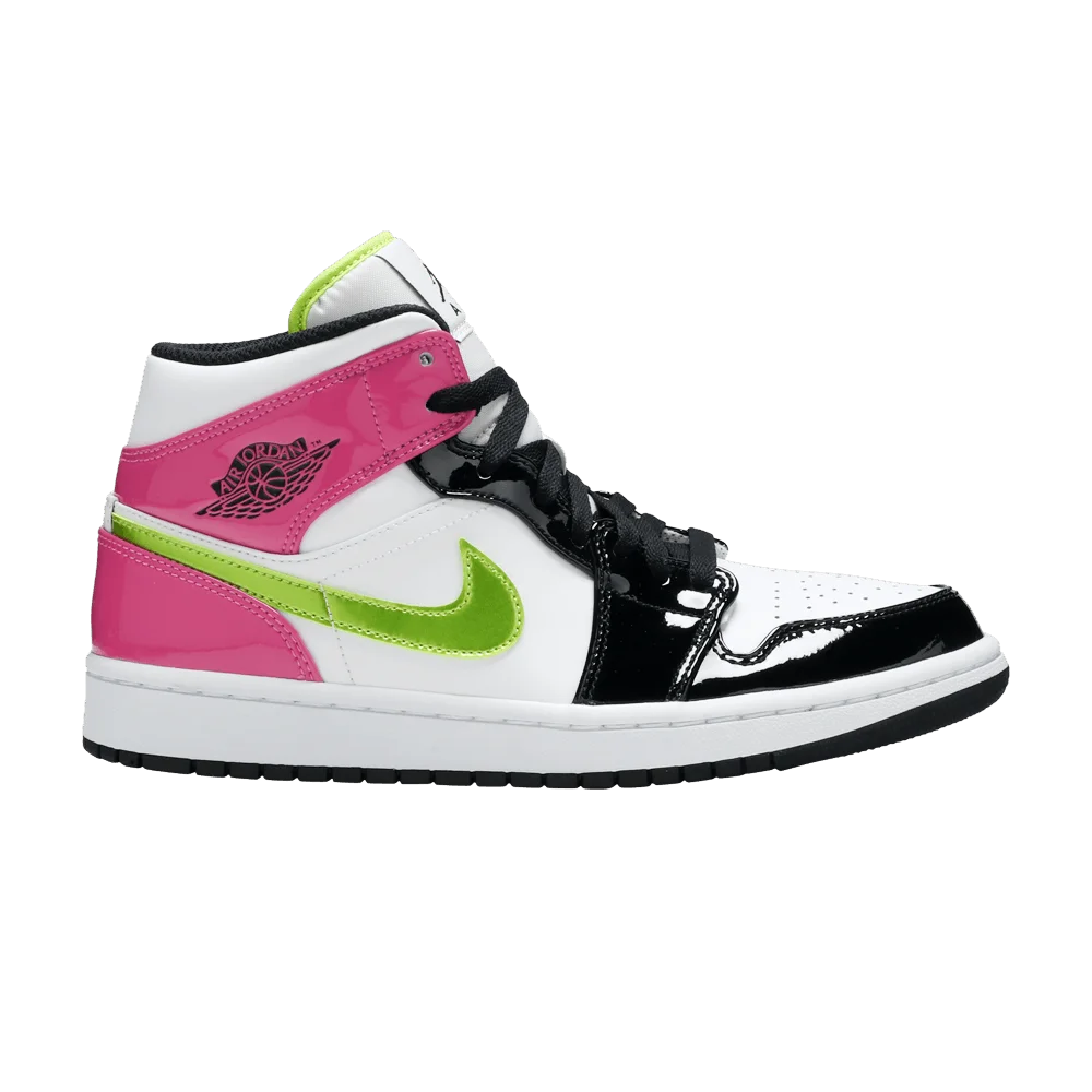 Кроссовки Air Jordan 1 Mid SE 'Cyber Active Fuchsia'