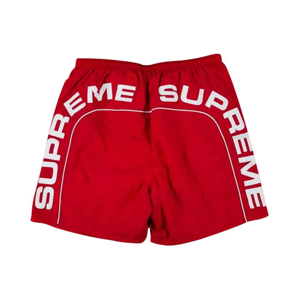 Supreme Arc Logo Water Short 'Red'